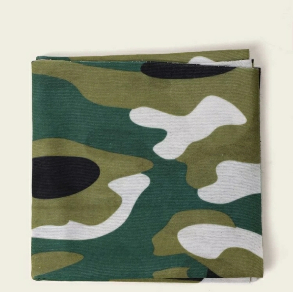 Army Fatigue Camo Print Unisex Face Mask - Picture 3 of 5